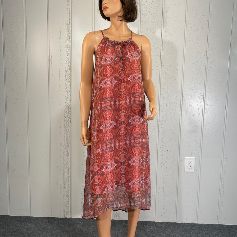 *Lucky Brand Women's  Maxi Sleeveless Dress Sz L